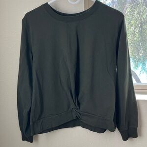 Michael Kors Olive Green Knit Sweatshirt‎